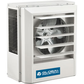 Global Industrial Unit Heater, Horizontal or Vertical Downflow, 5KW, 240V, 1 or 3 Phase