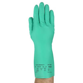 Ansell Sol-Vex Unsupported Nitrile Gloves, L, 11 mil, 1-Pair - Pkg Qty 12