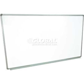Global Industrial Steel Magnetic Dry Erase White Board, 72" x 40"