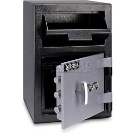 Mesa Safe B-Rate Depository Safe Front Loading, Dual Key Lock, 14"W x 14"D x 20-1/4"H