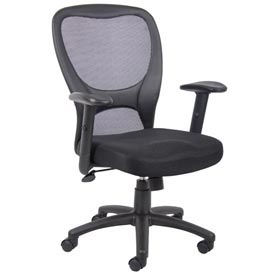 Global Industrial Mesh Task Chair with Adjustable T-Arms