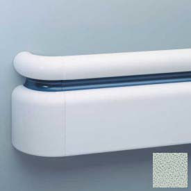 3-Piece Handrail System, Vinyl w/Aluminum Retainer, 6.25" Face 12' Long, Sea Foam