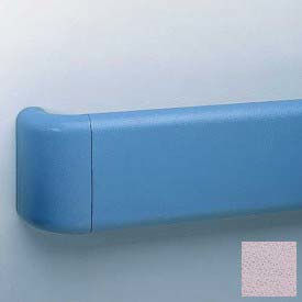 Crash Rail-Type Handrail, Vinyl W/Aluminum Retainers, 5-1/2''H x 12'L, Lavender Heather