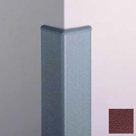 Corner Guard, 90°, 3'' Wings, 4'H W/Caps, Cordovan