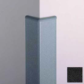 Corner Guard 90°, 3'' Wings, 4'H W/Caps, Black