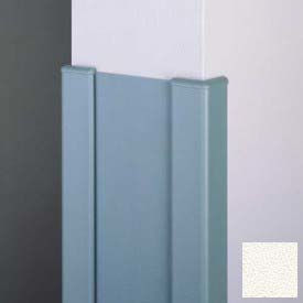 End Wall 90° Corners, 2'' Wings, 12'H W/Caps, 6"W, WH, Aluminum