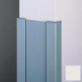 End Wall 90° Corners, 2'' Wings, 4'H W/Caps, 6"W, Pearl, Aluminum