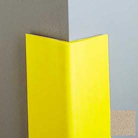 4" Wing Corner Guard, 12'H, Tan, Heavy Duty Vinyl