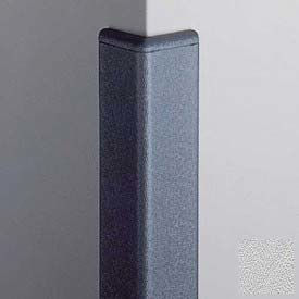 Corner Guard 90°, 2'' Wings, 4'H With Caps, Silver Gray
