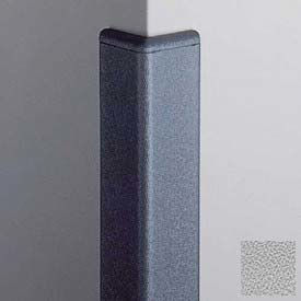 Corner Guard 90°, 2'' Wings, 4'H With Caps, Pearl Gray