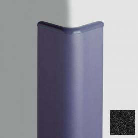 Corner Guard Bullnose 90°, 3'' Wings, 12'H W/Caps, Black