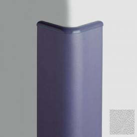 Corner Guard Bullnose 90°, 3'' Wings, 8'H W/Caps, Silver Gray