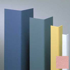 Surface Mounted Corner Guard, 90°, 1-1/2" Wings, 4'H, English Rose, Undrilled Vinyl