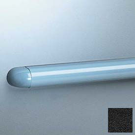 Rounded Accent Rail, 1-1/8"H x 12'L, Black