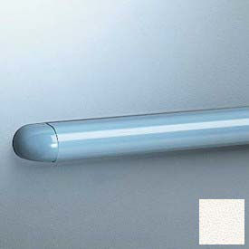 Rounded Accent Rail, 1-1/8"H x 12'L, White