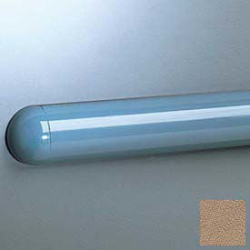 Rounded Accent Rail W/Textured Finish, 2"H x 12'L, Mocha