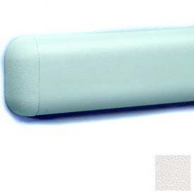 Wall Guard W/Rounded Top & Bottom Edges, 2-516"H x 12'L, Pearl