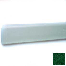 Wall Guard W/Rounded Top Edge, 4"H x 12'L, Hunter Green