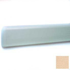 Wall Guard W/Rounded Top Edge, 4"H x 12'L, Cappuccino