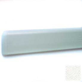 Wall Guard W/Rounded Top Edge, 4"H x 12'L, White Sand