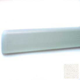 Wall Guard W/Rounded Top Edge, 4"H x 12'L, Mission White