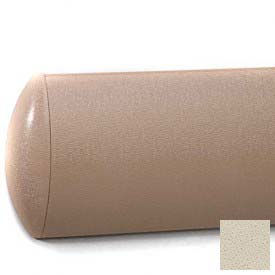Crescent Series Wall Guard, Aluminum Retainer, 5"H x 12'L, Bone