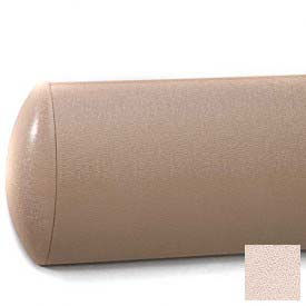 Crescent Series Wall Guard, Aluminum Retainer, 5"H x 12'L, Ecru