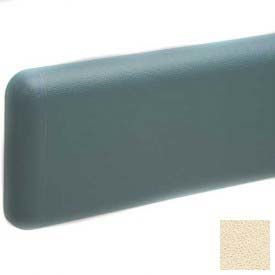 Wall Guard W/Rounded Top & Bottom Edges, 6"H x 12'L, Ivory