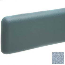 Wall Guard W/Rounded Top & Bottom Edges, 6"H x 12'L, Blue Fog