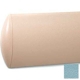 Crescent Series Wall Guard, Aluminum Retainer, 8"H x 12'L, Stormy Blue