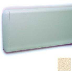 Wall Guard W/Rounded Top & Bottom Edges, 7-3/4"H x 12'L, Ivory