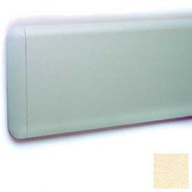 Wall Guard W/Rounded Top & Bottom Edges, 7-3/4"H x 12'L, Pale Yellow