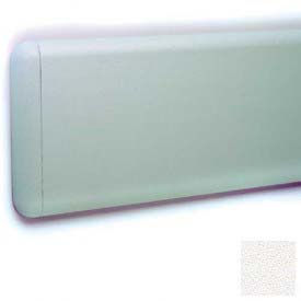 Wall Guard W/Rounded Top & Bottom Edges, 7-3/4"H x 12'L, Linen White