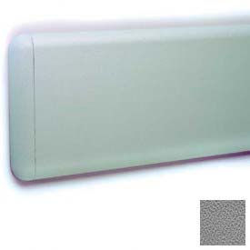 Wall Guard W/Rounded Top & Bottom Edges, 7-3/4"H x 12'L, Gray