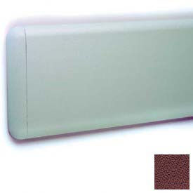 Wall Guard W/Rounded Top & Bottom Edges, 7-3/4"H x 12'L, Cordovan