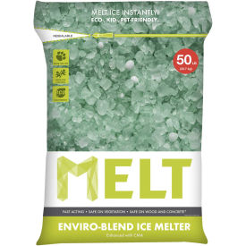 MELT 50 Lb. Bag Premium Enviro-Blend Ice Melter w/ CMA