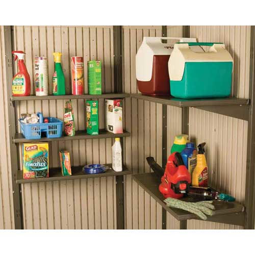 Lifetime 0115 14" x 30" Shelf Accessory Kit For Lifetime Sheds, 5 Pack