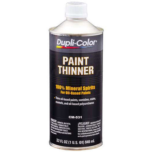 DupliColor Paint Thinner 32 Oz. Quart, Lot of 6 26916605313 eBay