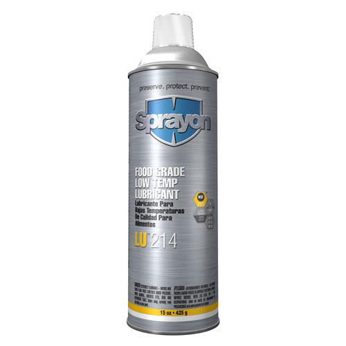 Sprayon LU214 Food Grade Low Temperature Lubricant Lot of 