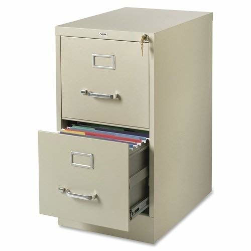 Lorell LLR42290 2-Drawer Commercial-Grade Vertical File Cabinet, 15