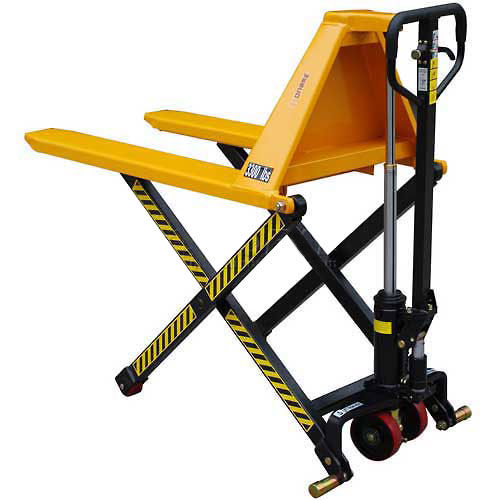 Wesco® Telescoping Manual High Lift Pallet Truck, 3300 Lb., 20" Forks