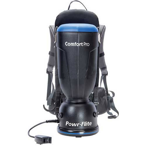 Powr-Flite BP6P Premium Comfort Pro Backpack Vacuum - 6 Quart, Lot of 1 ...