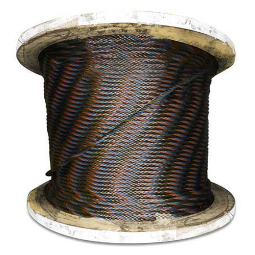 Advantage 500' 1/2" Diameter 6x19 Fiber Core Bright Wire Rope eBay