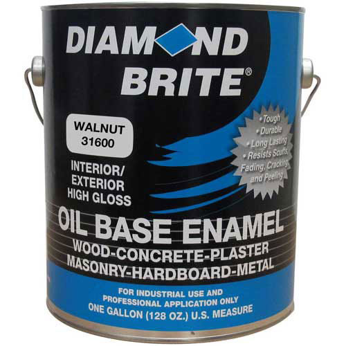Diamond Brite Oil Enamel Paint, Walnut Gallon Pail 1/Case eBay