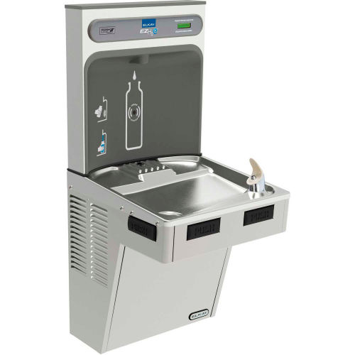 EZH2O Water Bottle Refilling Station W/Single ADA Fountain, Stainless ...